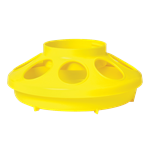 Miller Little Giant Manufacturing Plastic Screw on Feeder Base, Yellow