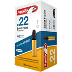 Aguila .22 LR 40 Grain Standard Velocity Rimfire Ammunition, 50 rounds