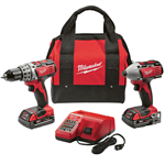 Milwaukee Tools M18 Cordless Lithium-Ion 2 Tool Combo Kit