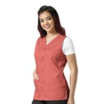 Wonderwink Unisex Scrub Vest - 2XL,Salmon