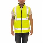 Tingley Men's Reversible Insulated Vest - L, Black Lime