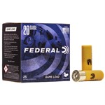 Federal Game Load Upland 20 Gauge Shotgun Ammunition, 25 Rounds