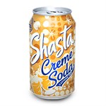 Shasta Crème Soda, 12 oz, 12 pack