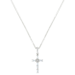 Montana Silversmiths Acadian Cross Baguette Necklace