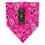 Crazy Cowboy Dog Bandana, Pink Paisley