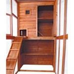 Trixie Pet Natura Wooden Fully Covered Cattery Cat Run Retreat