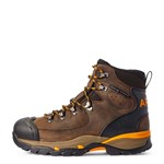 Ariat Men's Chocolate Brown Endeavor 6-in Waterproof Carbon Toe Lace-Up Work Boot - 10.5,D