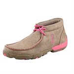 Twisted X Women's Driving Moccasin - Bomber Neon Pink, 11