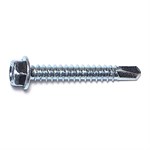 Midwest Fastener #12 x 1-1/2 Zinc Hex Washer Head Self-Drilling Screw