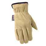 Wells Lamont Women's HydraHyde Slip-On Full Split Leather Work Gloves