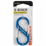 Nite Ize S-Biner Aluminum Dual Carabiner #3, Blue