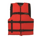 Onyx Adult General Purpose Life Jacket, Red