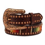 Ariat Women's Serape Brown Leather Belt