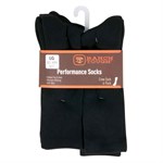 Noble Outfitters Ranch Tough Black Crew Socks, 6 pack - M