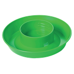 Miller Little Giant Manufacturing Plastic Waterer Base, Lime Green