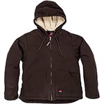 Berne Kids Softstone Hooded Coat - S, Bark