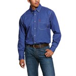 Ariat Men's Blue Depths FR Denali Long Sleeve Work Shirt - 2XL