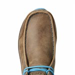 Ariat Men's Brown Bomber/Blue Laces Spitfire Shoe - 9, D