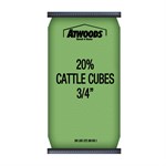 Atwoods 20% 3/4 IN Cattle Cubes, 50 LB