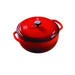 Lodge 7.5 Qt Red Enamel Dutch Oven