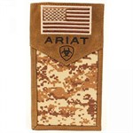 Ariat 3865 Brown Digi Camo Rodeo Wallet