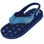 Northside Toddler Blue Anchor Jayden Flip Flop - 7--8