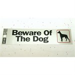 Hy-Ko  2-Inch X 8-Inch Beware Of The Dog Sign