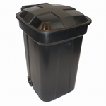 Incredible Plastics Trashpan with Wheels, 35 gallon