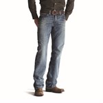 Ariat Men's M4 Low Rise Boot Cut Jeans - Scoundrel, 38, 30