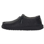 Hey Dude Youth Black Wally Canvas Slip-On Shoe - 5