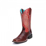 Ariat Women's Brick Red Round Up Western Boot - 5.5,B