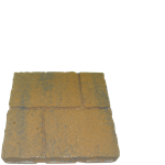 Old Castle Tan Cobble Patio Block, 16 in x 16 in