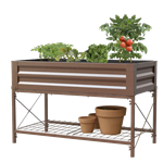 Panacea Brown Raised Garden Bed