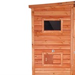 Trixie Pet Natura Wooden Fully Covered Cattery Cat Run Retreat