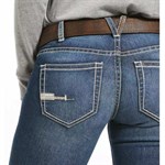 Ariat Women's Rebar DuraStretch Riveter Straight Leg Jean - 30, Regular, Nightride