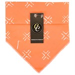 Crazy Cowboy Dog Bandana, Orange Cross