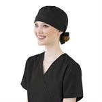 Wonderwink Unisex Solid Scrub Cap - Black