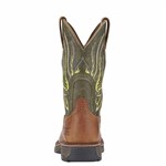 Ariat Men's Workhog Mesteno H2O Composite Toe Boot - Rust/Green, 10, EE