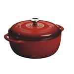 Lodge 4.5 Qt Red Enamel Dutch Oven