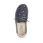 Hey Dude Youth Cat Eye Navy Wendy Canvas Slip-On Shoe - 1