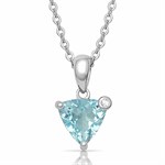 Montana Silversmiths Azure Trillion Starlight Necklace