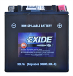 Exide Supercrank Xtra Factory Activated Powersport 12V Battery, SC30LFA