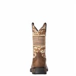 Ariat Men's Earth/Sand Camo WorkHog Patriot Work Boot - 10, EE