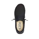 Hey Dude Youth Black Wally Canvas Slip-On Shoe - 5