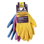 Wells Lamont Women's Work Gloves, Nitrile Coated, 3 Pack, Medium