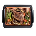 GOTHAM STEEL Smokeless Electric Grill, Portable and Nonstick As Seen On TV (Original)