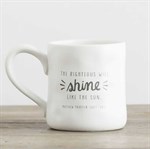 Dayspring 'Hello Beautiful' Hand-Thrown Mug