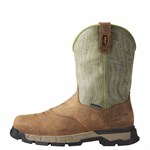 Ariat Men's Rebar Flex Waterproof Boot - Olive Green, 8, D