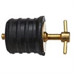 Shoreline Marine 1-in Brass Drain Twist Plug