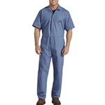 Dickies Men's Medium Blue Short Sleeve Coveralls